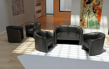 Офисный диван 2-местный Крон, экокожа в Орле - предосмотр 1